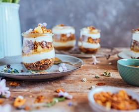 Apfel-Ricotta-Dessert