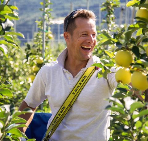 Apple farmer Josef Altstätter