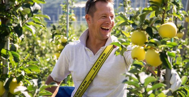 Apple farmer Josef Altstätter