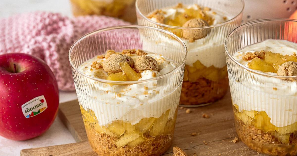 Recipe: cake made with South Tyrolean apples and vanilla